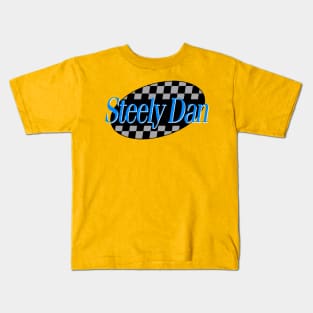 Steely Dan /// 90s Style Typography Meme Design Kids T-Shirt
